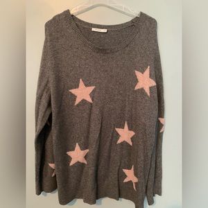Rickis gray and pink sweater